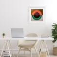 thumbnail image 3 of Stupell Industries Modern Horizontal Split Circle White Framed Print Under Glass, 16 x 16, by Matthew Finger, 3 of 8