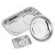 thumbnail image 2 of Magnetic Bowls For Mechanics Tool Trays Heavy-Duty Silver 23.80X13.80X4.00CM Anti-Slip 3Pcs, 2 of 5