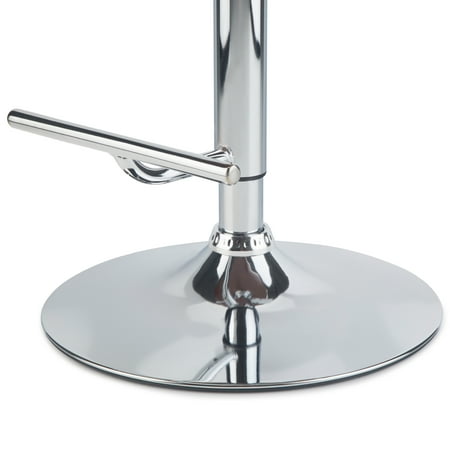 Simpli Home - Marana Bentwood Adjustable Height Gas Lift Bar Stool - Grey