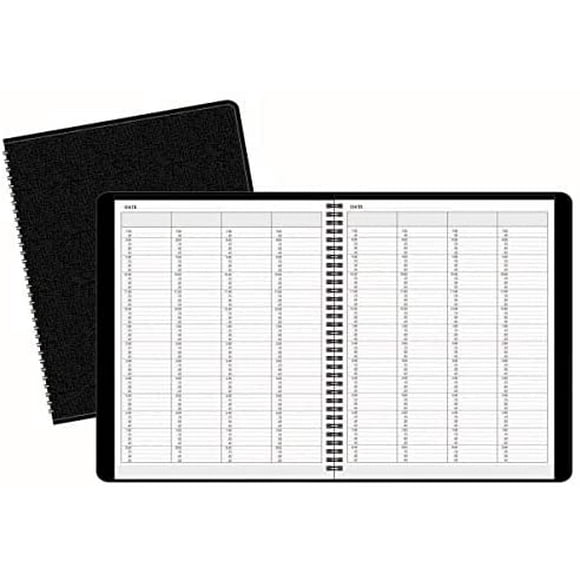 Office Depot® Brand Undated Daily Planner, 8 1/2" x 11", Black
