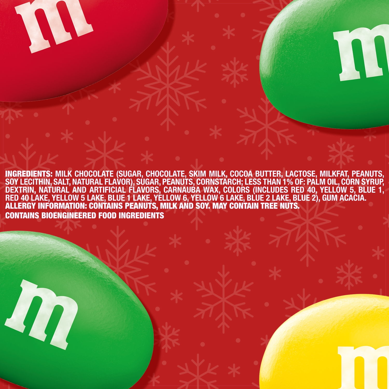 (2 pack) M&M's Toasty Holiday Peanut Chocolate Christmas Candy - 7.44 oz Bag