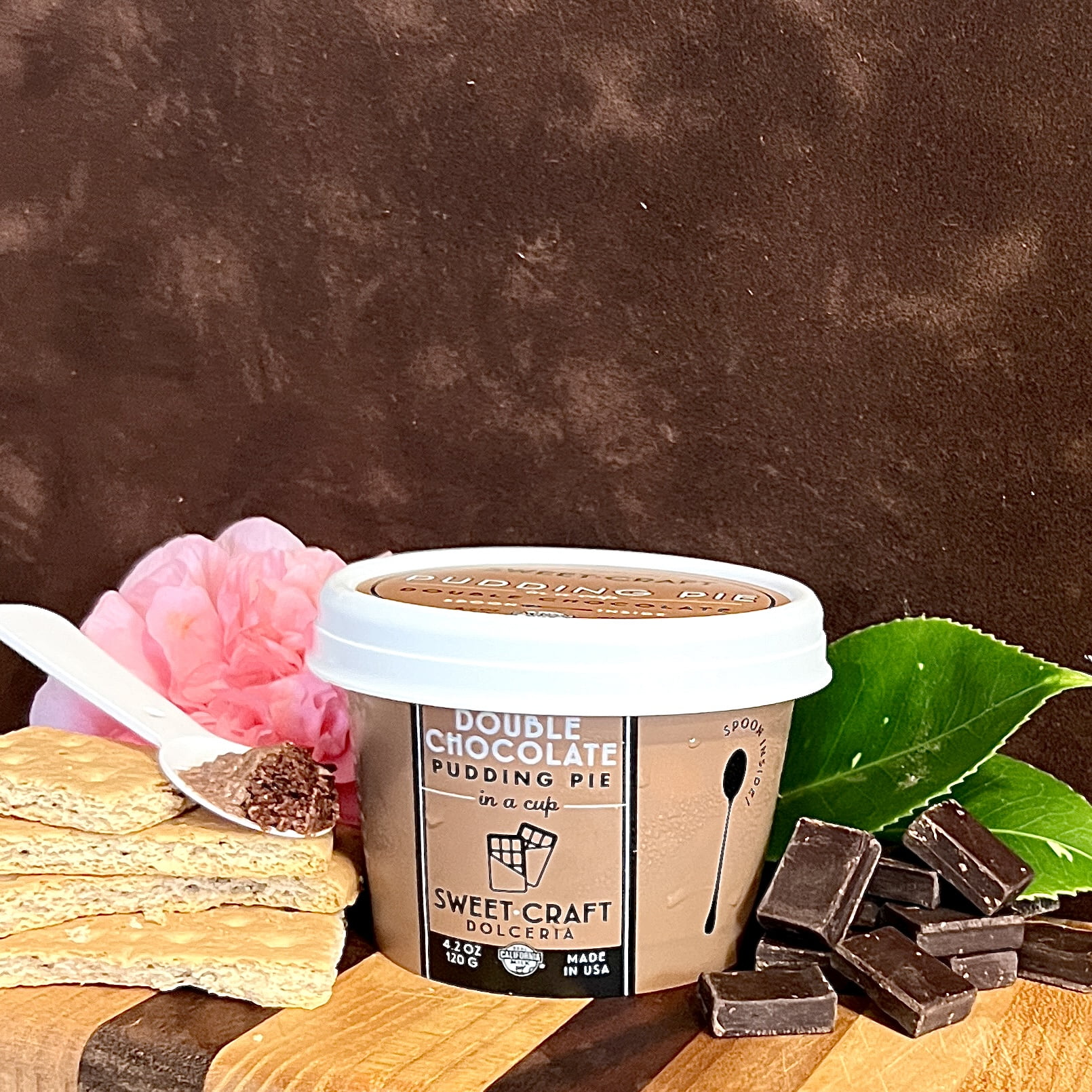 Sweet Craft Dolceria™ Double Chocolate Pudding Pie Cup, 4.2 oz (Frozen)