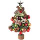 thumbnail image 1 of Artificial Christmas Tree with Lights, Mini Artificial Christmas Tree, Flame Retardant PVC Fir Tree, Christmas Tree with Ornaments, Indoor Artificial, 1 of 4