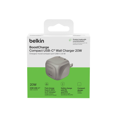 thumbnail image 6 of Belkin Compact Wall Charger 20W, USB-C Power Delivery Fast Charging for Apple iPhone 16, 15, 14, 13, Plus, Pro, Pro Max, Samsung Galaxy S25, Galaxy S24, Google Pixel 9, iPad, AirPods, & More - Gray, 6 of 7