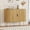 Gold, variant on EastVita 47 in Mid Century Modern Sideboard Buffet Cabinet with Sliding Doors and Adjustable Shelves Accent Storage Cabinet