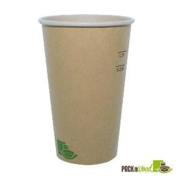 Packnwood 210GCZEN16 Zen Kraft Paper Cup - 16 oz