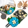 thumbnail image 2 of MKHSQHDG Today's Deals Interactive Feeding Snuffle Mat for Small Animals Shaped Foraging Mat for Rabbits Pigs Hedgehogs & Small Dogs Stimulates Natural Foraging Instincts, 2 of 6