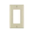 thumbnail image 1 of Placa de pared Leviton 80401-IMP de 1 banda Decora Ivory, paquete de 10, 1 of 1