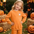 thumbnail image 6 of CAUYDY Toddler Halloween Sweatshirt Girl Boy Ghost Pullover Crewneck Long Sleeve Shirt Cute Spooky Season Tops,, 6 of 9