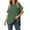 #0292-Green, variant on Short Sleeve Tees for Women Crew Neck Ribbed Knit Tee Oversized Side Slit Top Relaxed Fit Casual Loose Outfits Gift