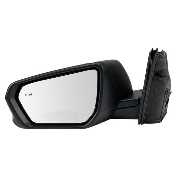 TRQ Side View Mirror Power Heated Blind Spot Turn Signal Texture LH for GM MRA04561