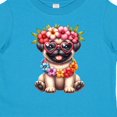 thumbnail image 4 of Inktastic Hawaiian Pug Boys or Girls Toddler T-Shirt, 4 of 5