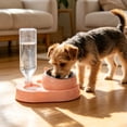 thumbnail image 5 of Pet Bowl Plastic Auto Water Dispenser Double Drinking Station No Spill Non-Slip for Small Medium Dogs Cats by MPOISVA, 5 of 5