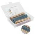 thumbnail image 4 of Resistors Assortment Kit, Alloy 1% Metal Film Resistor Components 30 Values 10 Ohm -1 Milliohm  1/4W  For Electronic Use, 4 of 8