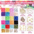 thumbnail image 3 of Bangcool Disc Beads Kit DIY Colorful Funny Casual Bead Jewelry Making Kit Flat Beads Set, 3 of 10