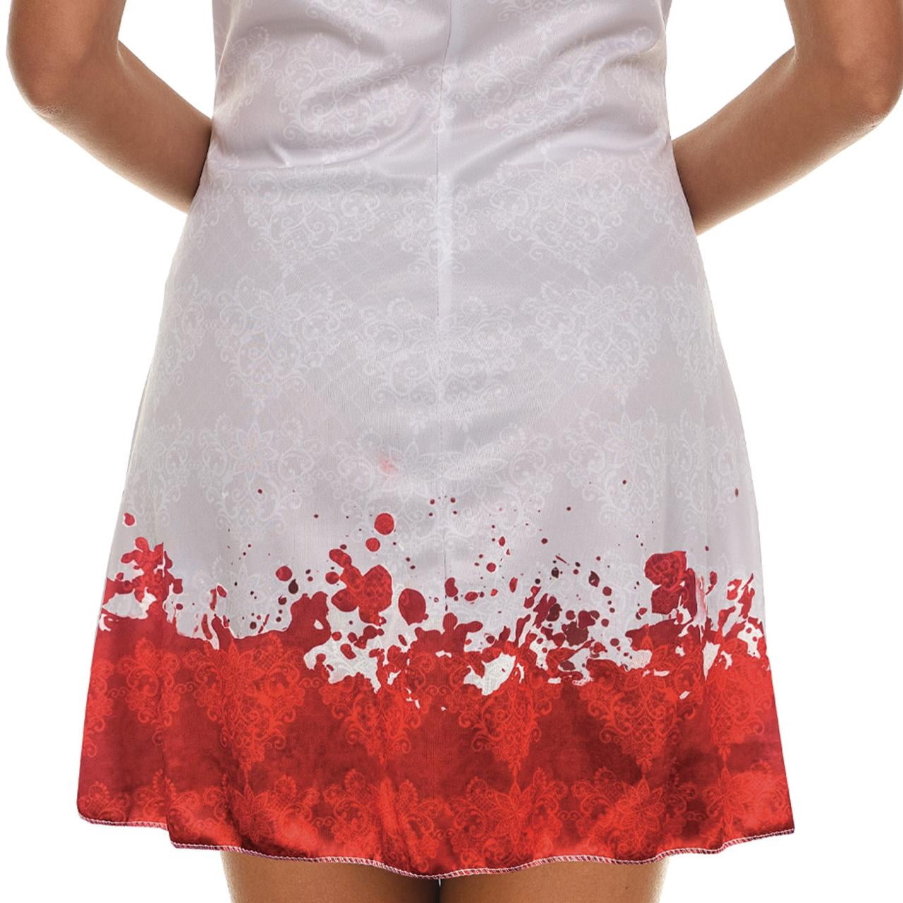 Scary Bloody Dress Costume Accessory for Adults, White and Red, L/XL, Halloween by Way To Celebrate