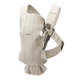 thumbnail image 3 of BabyBjorn Baby Carrier Mini, 3D Jersey, Light Beige for Infant, One Size, 3 of 9
