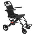 thumbnail image 4 of Fauteuil Roulant Manuel Léger et Pliable pour Adultes, Convient aux Embrasures Étroites de Porte, Supporte 220 Lb, 4 of 8