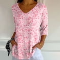 thumbnail image 2 of Tittly Womens Loose Fit Summer Tops, Double Printing Women Mom Summer Casual Baseball Short Sleeve Tees Tops Graphic Tees, T Shirts for Women, Womens Tops Tshirts Shirts Gold M, 2 of 4