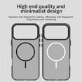 thumbnail image 3 of Allytechgroup for Apple iPhone 15 Pro Max Protective Case, [Compatible with Magsafe] Magnetic Back Cover PC+TPU Anti-Scratch Shock-Absorbent Anti-Fingerprint Matte Lightweight Non-Slip, Black, 3 of 7