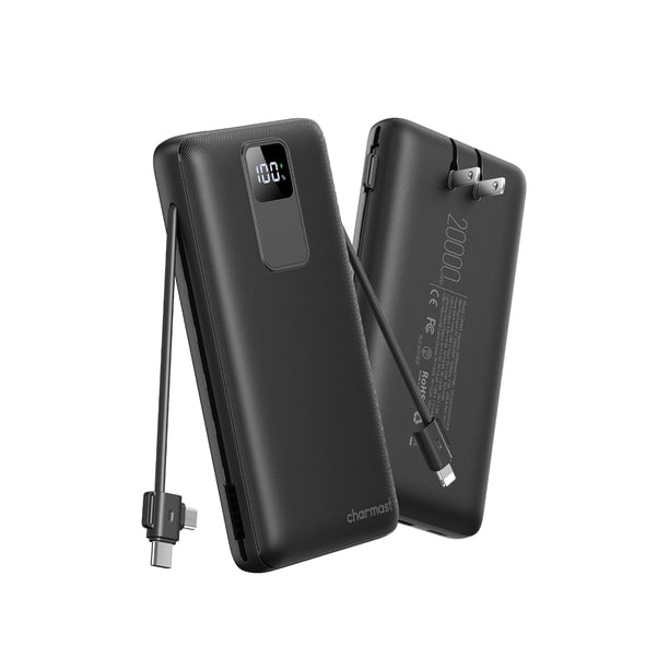 Power Bank Charmast C2046S 20000 mAh con enchufe de pared de 20 W PD