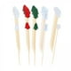 thumbnail image 1 of 4 Palillos De Madera Para Aperitivos, Suministros Para Fiestas, Palillos De Frutas De 12 Cm Para Comida, Bastones De Postre, 100 Piezas Mixtas, 1 of 8
