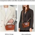 thumbnail image 5 of 【Actualización】Correa de cuero de repuesto para bolso cruzado, compatible con la correa de hombro Longchamp Mini sin modificación de perforación, 5 of 5