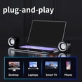 thumbnail image 5 of Altavoces para PC, Minialtavoces con Bluetooth, Compatibles con Conexión por Cable para PC, Portátil y Tableta., 5 of 5