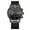 Black, variant on MEGIR Luxury Men Quartz Watch Steel Mesh Strap Sport Military Business Wristwatch with Chronograph
