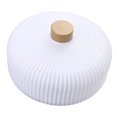 thumbnail image 3 of Plateau de Service Divisé 3 Compartiments en Plastique Robuste Simple Multifonction avec Couvercle pour Fête de Famille Bureau Blanc, 3 of 10