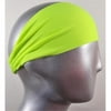 Headbands HB-2737 Moisture Wicking Neon Yellow Solid, Headband