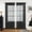 Black, variant on Sheer Curtains 39x79 Inch Voile Sheer Curtains Light Filtering Grommet Drapes - Linen Look Window Panel for Living Room Bedroom Voile Drapes