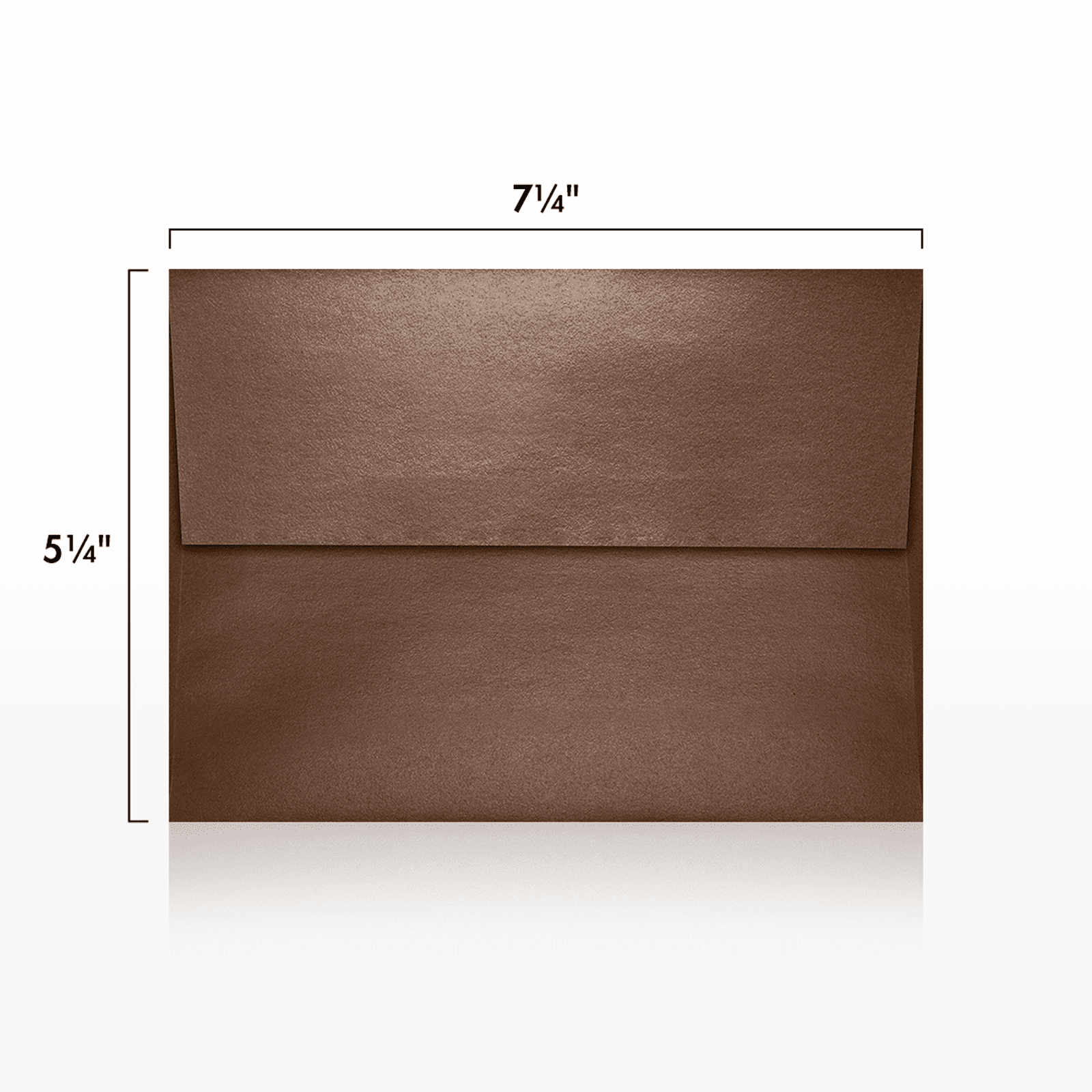 LUXPaper A7 Invitation Envelopes, 5 1/4 x 7 1/4, Bronze Metallic, 500/Pack