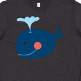 thumbnail image 4 of Inktastic Whale Cute Blue Youth T-Shirt, 4 of 5