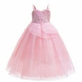thumbnail image 2 of HAWEE Dress Costume for Girls, Pink Tulle and Sequin Dress for Kids Christmas Halloween Cosplay Costumes, 2 of 7