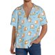 thumbnail image 1 of Fotbe Corgi Dog 1 Camisa Estampada de Manga Corta para Hombre, Casual de Verano, Estilo Playero, Sin Arrugas-3X-Large, 1 of 5