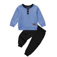 thumbnail image 6 of GYRATEDREAM Toddler Boy Clothes Set Long Sleeve Sweatshirt and Pants Fall Winter Outfits 2T 3T 4T 5T 6T, 6 of 8