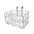 thumbnail image 3 of Detachable Metal Front Handlebar Bike Basket 20kg Load Bearing Convenient Sturdy Silvery, 3 of 8
