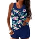 thumbnail image 2 of Traje de baño conservador tankini para mujer, estampado, talla grande, de dos piezas, dividido, traje de baño de dos piezas, traje de baño tankini para mujer, traje de baño de 2 piezas para mujer, tra, 2 of 5