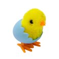 thumbnail image 1 of Stuffed Rabbit Kids Toys Plush Chick Cartoon Animals Children Gift Plastic Clockwork Multicolor 8x9cm Easter Decoration, 1 of 1