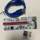thumbnail image 5 of sweethay Nuevo 1 a 6 uds VER006C PCI-E Card 006C PCIE 1X a 16X extensor 60CM USB 3,0 Cable SATA a 6Pin Cable de alimentación para GPU Type2 NO2, 5 of 6