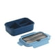 thumbnail image 2 of Lonchera térmica, contenedor bento con compartimentos herméticos con capacidad de 1200 ml y plástico sin BPA, apto para microondas y lavavajillas para una limpieza fácil, para estudiantes,, 2 of 9
