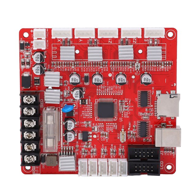 Módulo de placa base para impresora 3D A4988, motor con interfaz USB de 12 V a 24 V para Anet A6