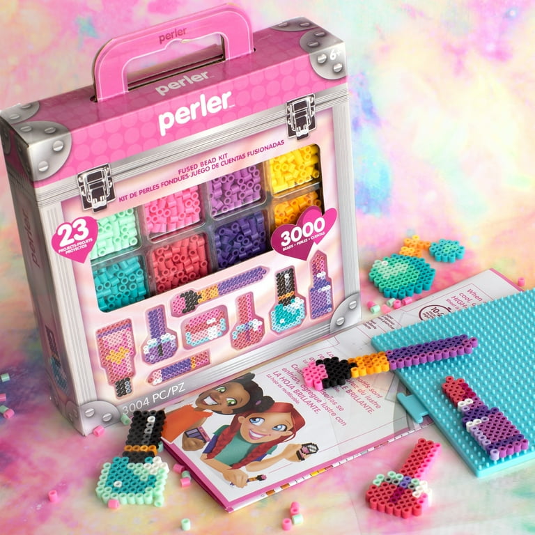 Perler Make Up Box Fused Bead Kit, 3000 Pieces