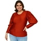 thumbnail image 4 of Blusa Roman Fashion 1809 Ladrillo Talla 42, 4 of 7