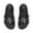 Black, variant on Effete Feline Claw Marks Scratch Women Removable-Strap Sandals