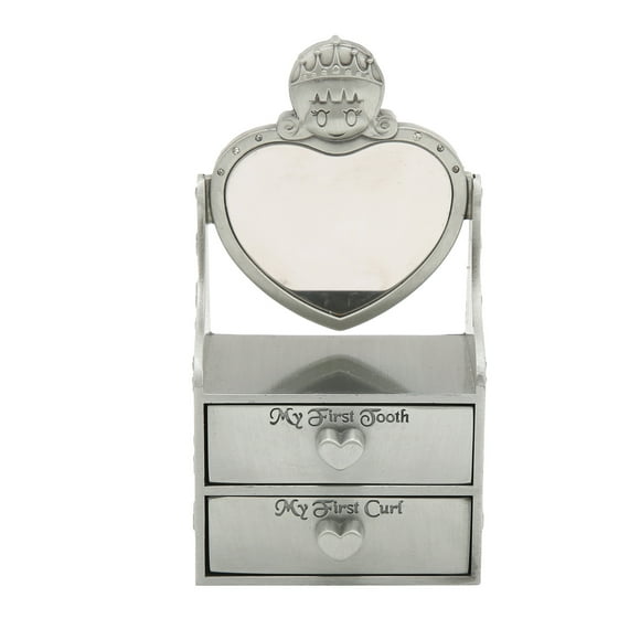 Caja de recuerdos para bebé, bonita, resistente a la corrosión, duradera, de aspecto moderno, regalo de hada de los dientes para niñas y niños, lata antigua.
