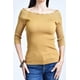 thumbnail image 4 of Blusa de canale manga 3/4 Roman Fashion / Juvenil, B2 (Mostaza) ocre M, 4 of 5