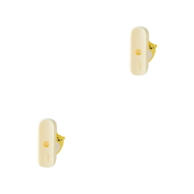 Soporte para cepillos eléctricos Wosthever Estante de almacenamiento autoadhesivo Amarillo 2Conjunto