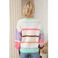thumbnail image 3 of FOLUNSI Chandail Chic à Rayures Shift : Chaud et Tendance pour Tous les Jours, 3 of 8
